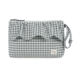 Walking Mum Necessaire Praliné Vichy Matcha 26cm | Ideal para organizar produtos de higiene