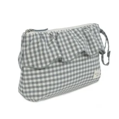 Walking Mum Necessaire Praliné Vichy Matcha 26cm | Ideal para organizar produtos de higiene