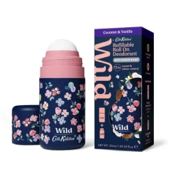WILD Desodorizante Roll-On Caixa+Recarga Cath Kidston Azul Coco e Baunilha 50ml