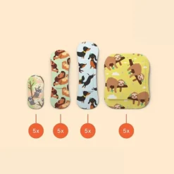 Wild Stripes Kids Sensitive Pensos Animais x20 | Pensos Infantis Resistentes à Água